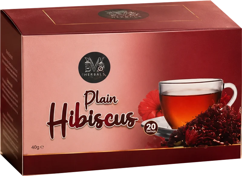 Plain Hibiscus tea box