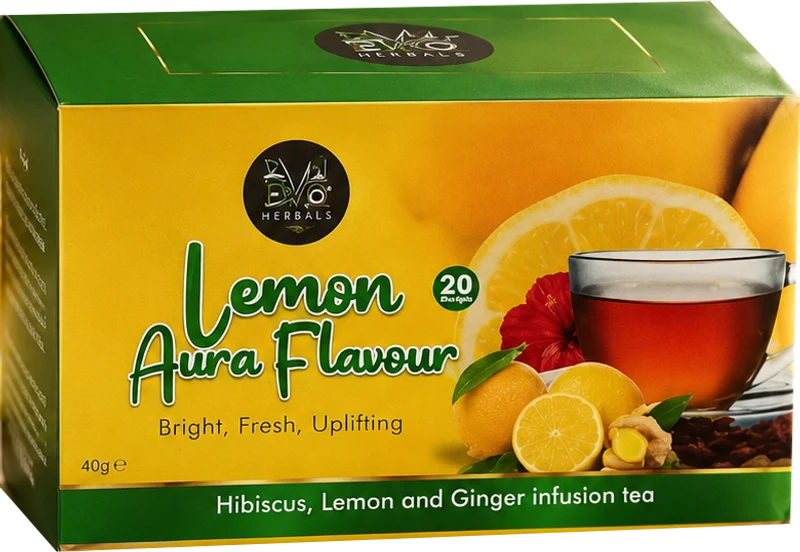 Lemon Aura tea box